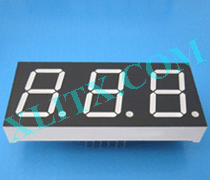 XL-TD308001 - 0.80-inch Three Digit LED 7-Segment Display