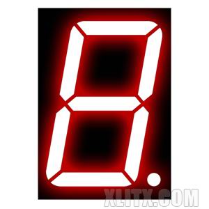 15011BS - 1.50-inch Red 1-Digit CA LED 7-Segment Display