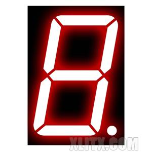 15101AS - 1.50-inch Red 1-Digit CC LED 7-Segment Display