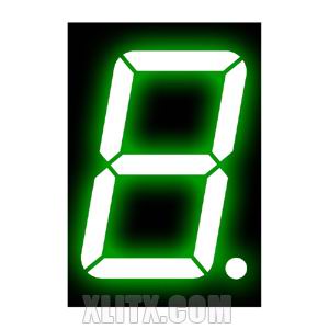 18102AGG - 1.80-inch Green 1-Digit CC LED 7-Segment Display