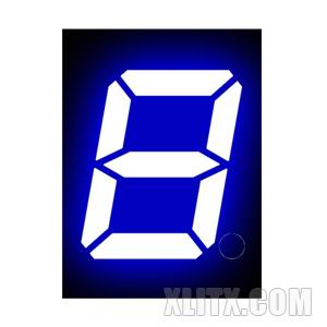 2181BB - 0.28-inch Blue 1-Digit CA LED 7-Segment Display