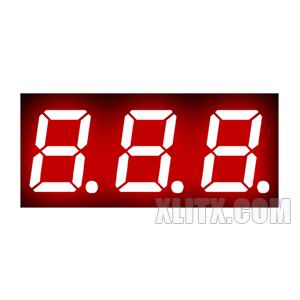 2381AH - 0.28-inch Red 3-Digit CC LED 7-Segment Display