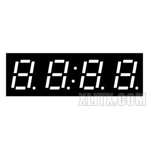 2481AG - 0.28-inch Yellow-Green 4-Digit CC LED 7-Segment Display