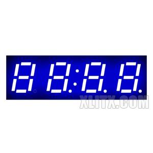 2481BB33 - 0.28-inch Blue 4-Digit CA LED 7-Segment Display