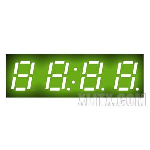 2481BG33 - 0.28-inch Yellow-Green 4-Digit CA LED 7-Segment Display