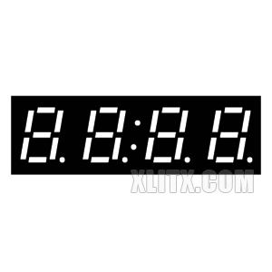 2481BGG - 0.28-inch Green 4-Digit CA LED 7-Segment Display