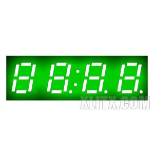 2481BGG33 - 0.28-inch Green 4-Digit CA LED 7-Segment Display