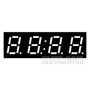 2481BW - 0.28-inch White 4-Digit CA LED 7-Segment Display