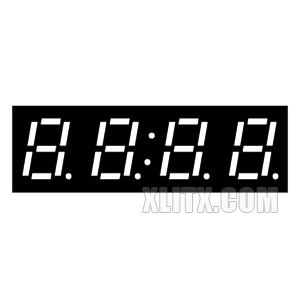 2841AGG - 0.28-inch Green 4-Digit CC LED 7-Segment Display