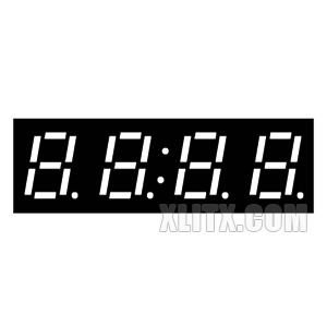 2841AH - 0.28-inch Red 4-Digit CC LED 7-Segment Display