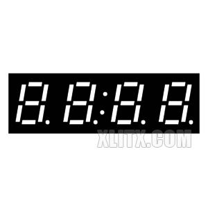2841BGG - 0.28-inch Green 4-Digit CA LED 7-Segment Display