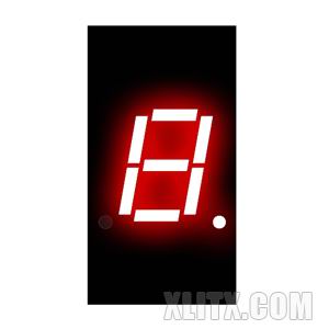 3011AS - 0.30-inch Red 1-Digit CC LED 7-Segment Display