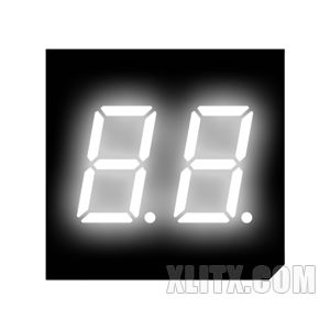 3022AW - 0.30-inch White 2-Digit CC LED 7-Segment Display