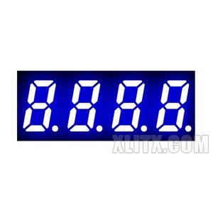 3141BB - 0.32-inch Blue 4-Digit CA LED 7-Segment Display
