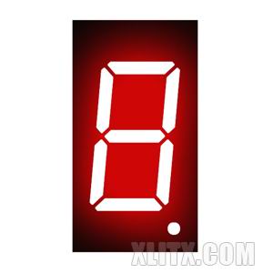 3161AS - 0.36-inch Red 1-Digit CC LED 7-Segment Display