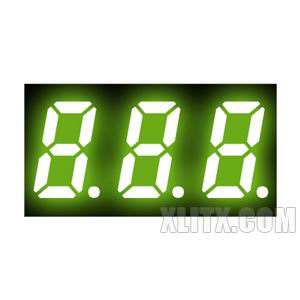 3231AG - 0.32-inch Yellow-Green 3-Digit CC LED 7-Segment Display