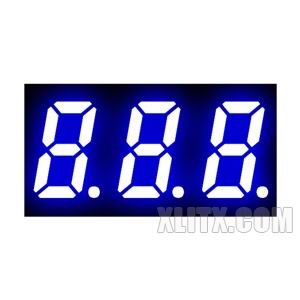 3231BB - 0.32-inch Blue 3-Digit CA LED 7-Segment Display