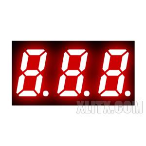 3231BS - 0.32-inch Red 3-Digit CA LED 7-Segment Display