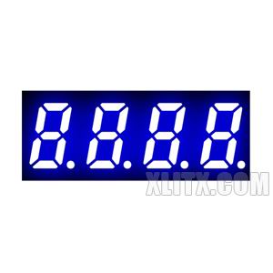 3241AB - 0.32-inch Blue 4-Digit CC LED 7-Segment Display