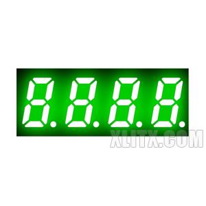 3241AGG - 0.32-inch Green 4-Digit CC LED 7-Segment Display
