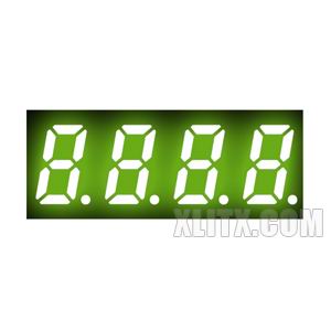 3241BG - 0.32-inch Yellow-Green 4-Digit CA LED 7-Segment Display
