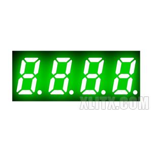 3241BGG - 0.32-inch Green 4-Digit CA LED 7-Segment Display