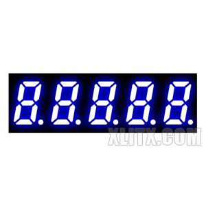 3251AB - 0.32-inch Blue 5-Digit CC LED 7-Segment Display