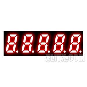 3251AS - 0.32-inch Red 5-Digit CC LED 7-Segment Display