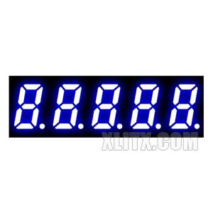 3251BB - 0.32-inch Blue 5-Digit CA LED 7-Segment Display
