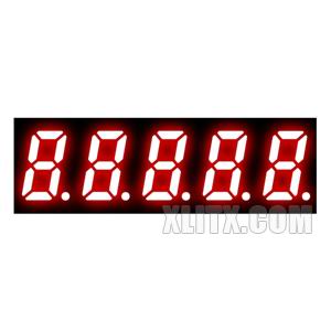 3251BS - 0.32-inch Red 5-Digit CA LED 7-Segment Display