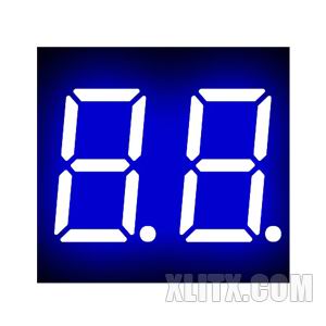 3261AB - 0.36-inch Blue 2-Digit CC LED 7-Segment Display