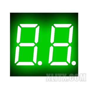 3261AGG - 0.36-inch Green 2-Digit CC LED 7-Segment Display