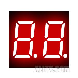 3261AH - 0.36-inch Red 2-Digit CC LED 7-Segment Display