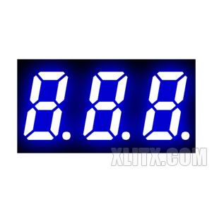 3311AB - 0.32-inch Blue 3-Digit CC LED 7-Segment Display