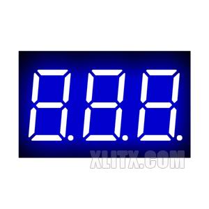 3361AB - 0.36-inch Blue 3-Digit CC LED 7-Segment Display