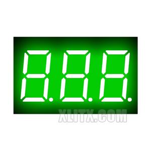 3361AGG - 0.36-inch Green 3-Digit CC LED 7-Segment Display