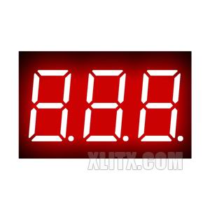 3361AH - 0.36-inch Red 3-Digit CC LED 7-Segment Display
