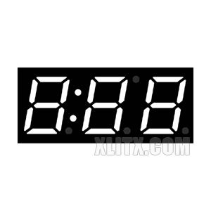 3392BW - 0.39-inch White 3-Digit CA LED 7-Segment Display