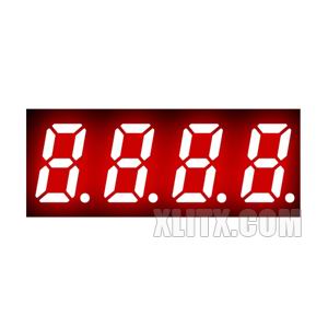 3411AS - 0.32-inch Red 4-Digit CC LED 7-Segment Display