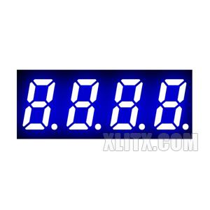 3411BB - 0.32-inch Blue 4-Digit CA LED 7-Segment Display