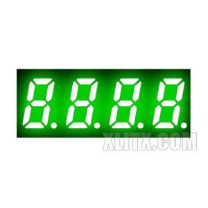 3411BGG - 0.32-inch Green 4-Digit CA LED 7-Segment Display