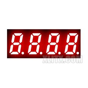3412AS - 0.32-inch Red 4-Digit CC LED 7-Segment Display