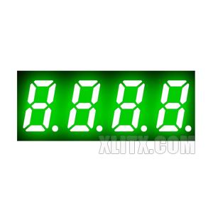 3412BGG - 0.32-inch Green 4-Digit CA LED 7-Segment Display
