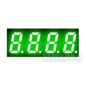 3421AGG - 0.32-inch Green 4-Digit CC LED 7-Segment Display