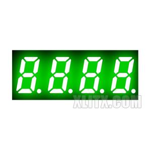 3421BGG - 0.32-inch Green 4-Digit CA LED 7-Segment Display
