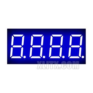 3461AB - 0.36-inch Blue 4-Digit CC LED 7-Segment Display