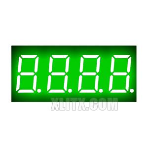 3461AGG - 0.36-inch Green 4-Digit CC LED 7-Segment Display