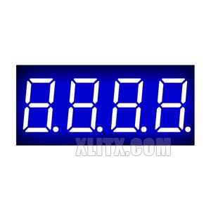 3461BB - 0.36-inch Blue 4-Digit CA LED 7-Segment Display