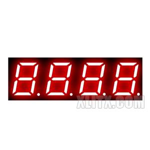 3491AS - 0.39-inch Red 4-Digit CC LED 7-Segment Display