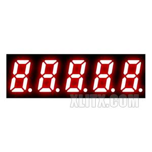 3521AS - 0.32-inch Red 5-Digit CC LED 7-Segment Display